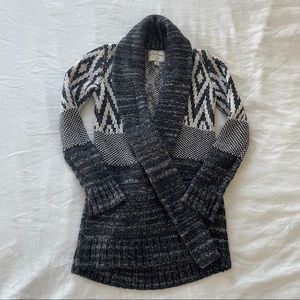 Lucky Brand Open Front Knit Cardigan